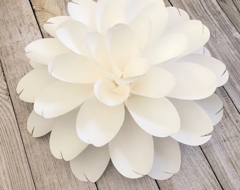 DIY Paper Flower Template: SVG & PNG Files (Digital Download)