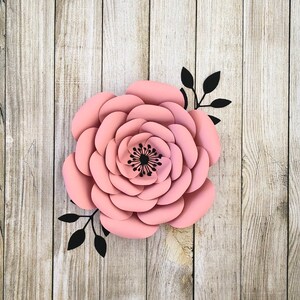 Paper Flower Template Bundle - Small Large Paper Flowers for Event ...