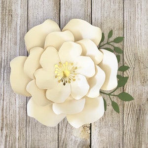 DIY Paper Flower Template: 6 Sizes, Printable Trace & Cut (PDF)