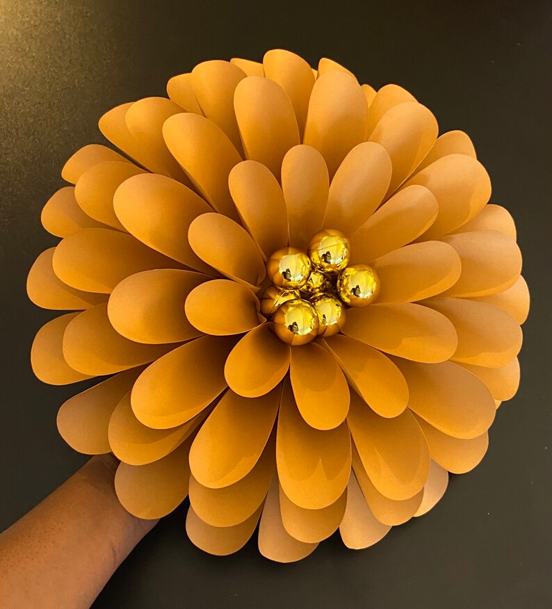 Paper Flower Template Wall Paper Flowers for Events and - Etsy