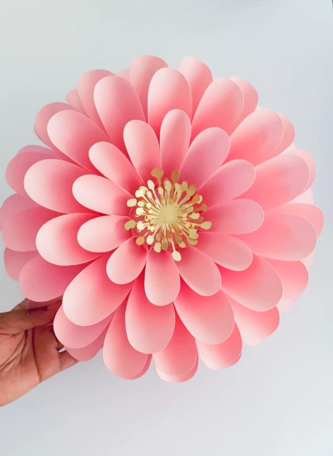 Paper Flower Template, Wall Paper Flowers for Events and Wedding Décor ...
