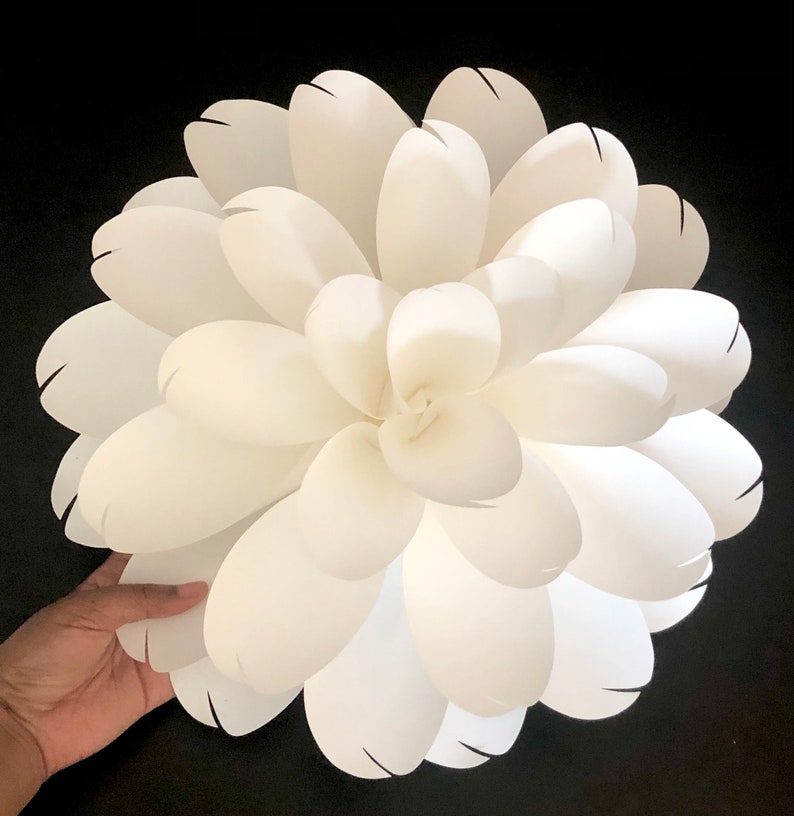 Paper Flowers Template DIY Paper Flowers for Event Décor Etsy