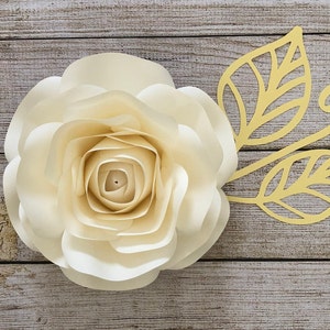 DIY Paper Rose Template: Extra Small Rose Decor (PDF Pattern)