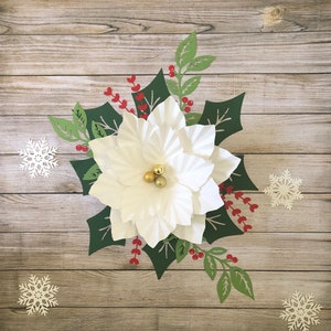 DIY Paper Flower Template with Base: Printable Trace & Cut Files (PDF)