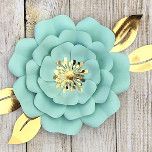DIY Paper Flower Template: SVG/PNG Files for Cricut & Silhouette