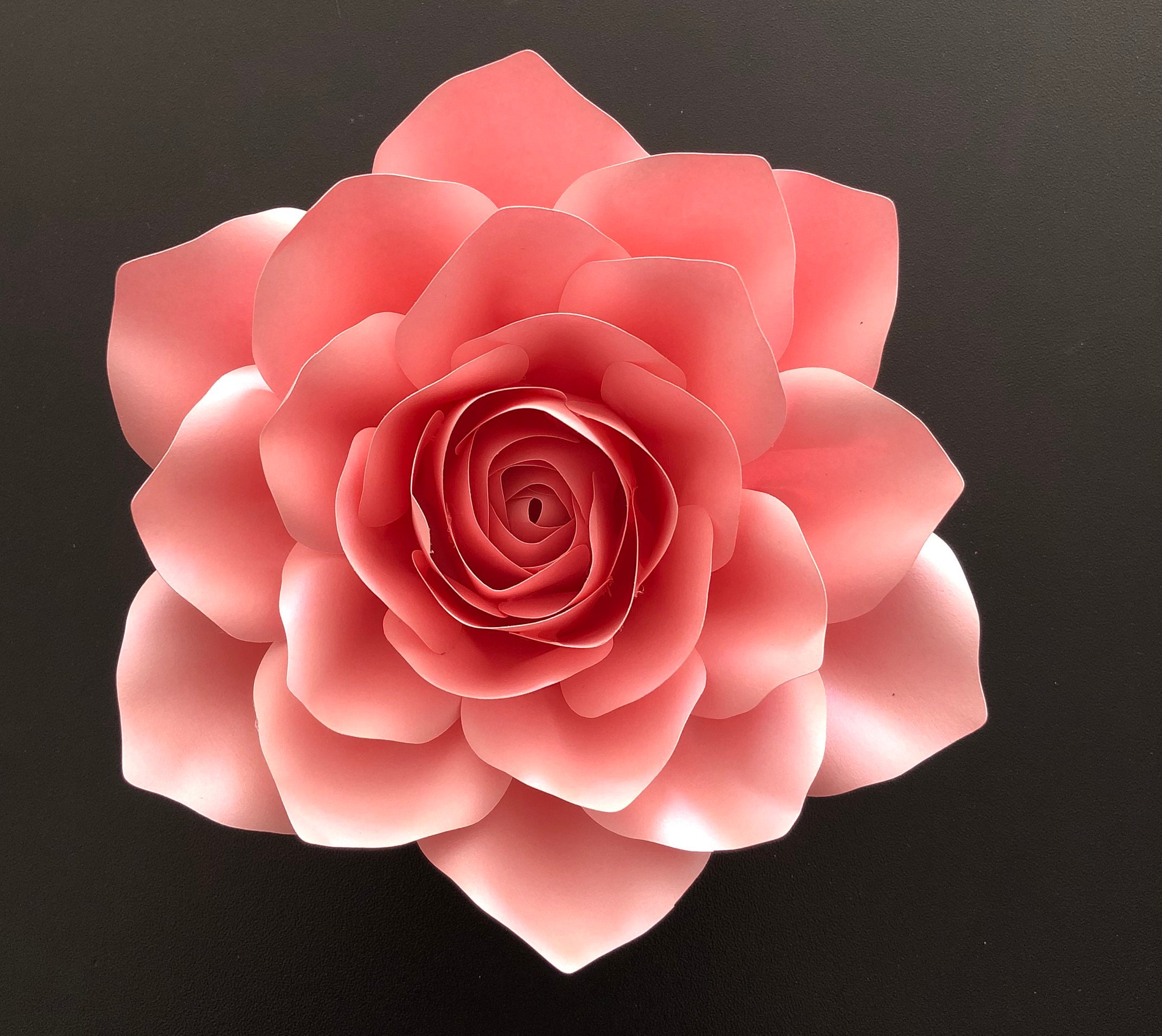 Small Paper Flowers Small Rose Template for DIY Crafting Etsy