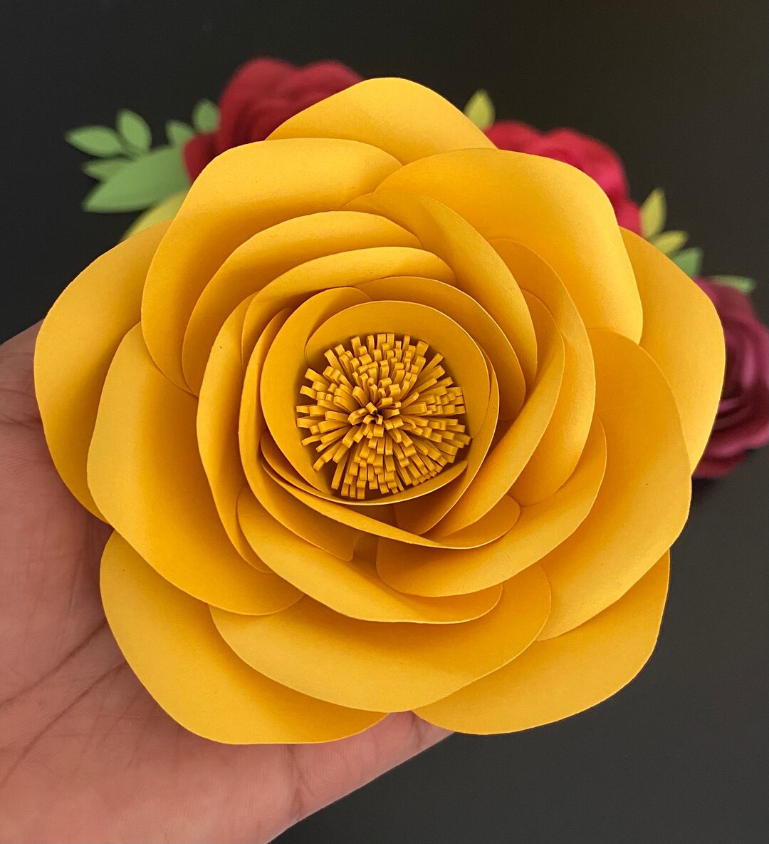 Paper Flowers Template for Large Paper Flowers Wedding Home Nursery Paper Flowers Template for Large Paper Flowers Wedding Home Nursery