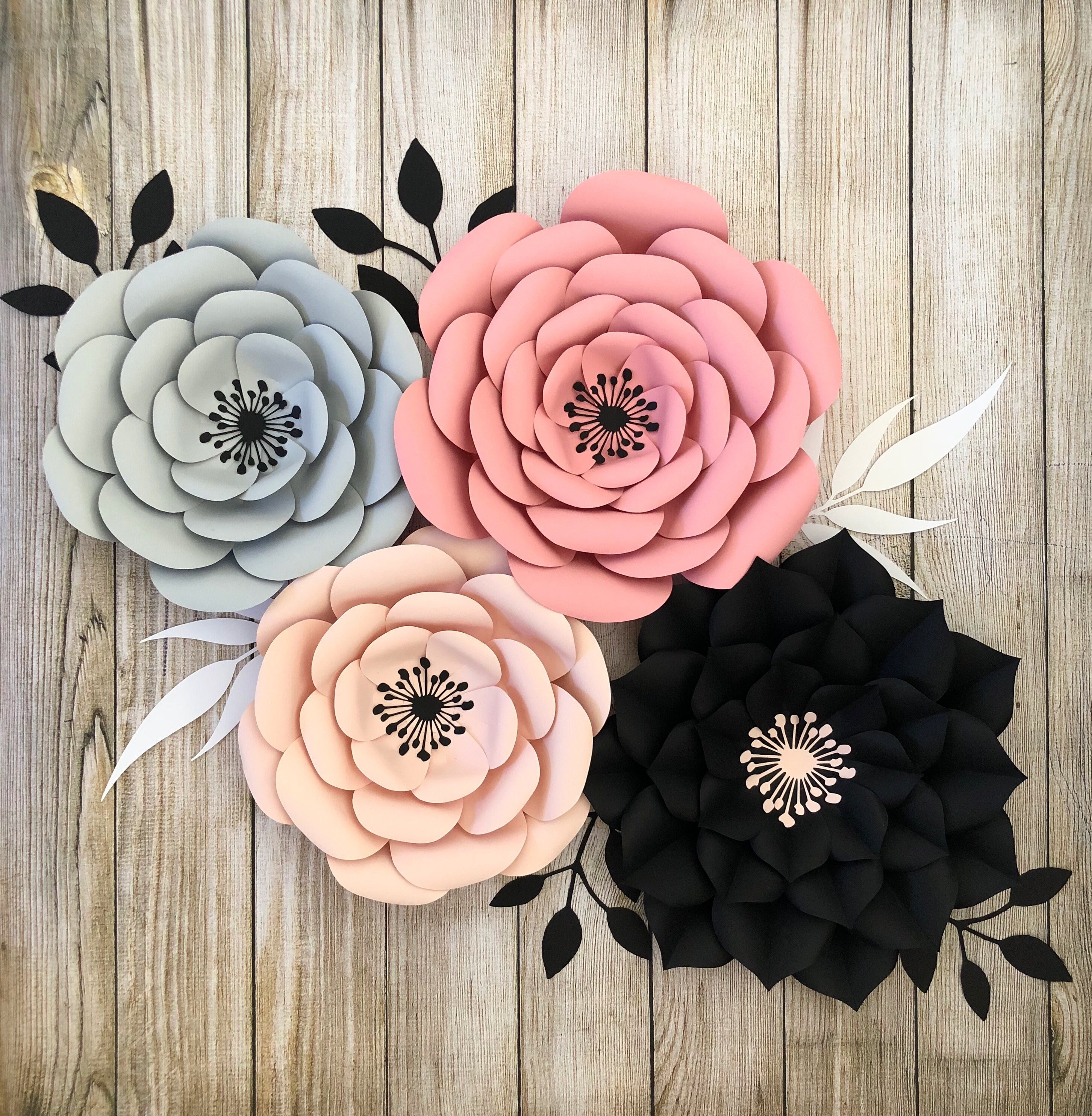 PDF Paper Flower Template DIY Paper Flower for Event Decor Etsy Canada