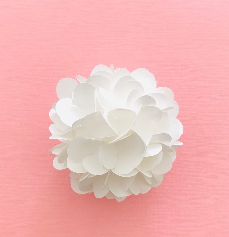 Paper Flowers Hydrangea Template Filler Flower for Large Etsy