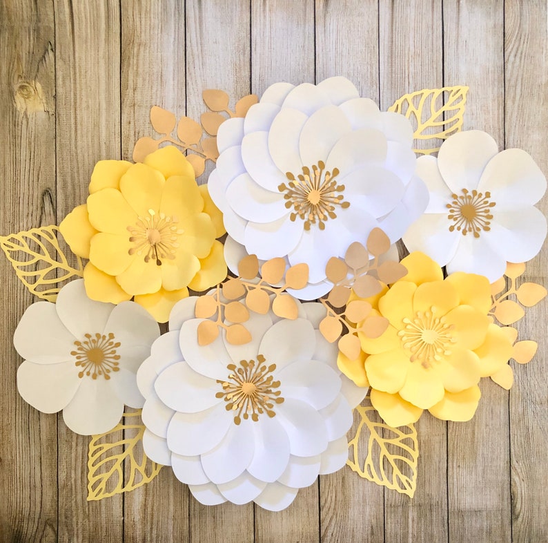 PDF Paper Flower Template DIY Paper Flower for Event Decor Etsy
