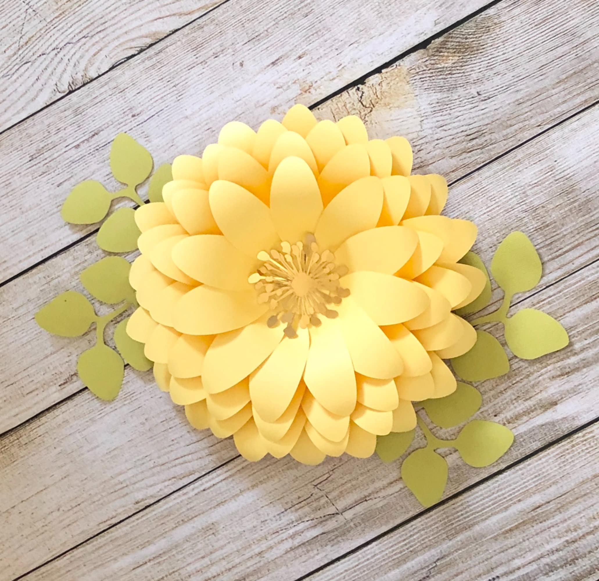 Paper Flower Template DIY Paper Flower for Event Décor and Etsy Canada