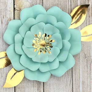 DIY Paper Flower Template: Printable Trace & Cut Files (PDF)