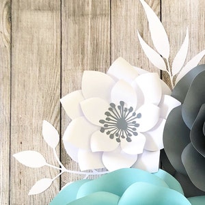 Paper Flowers Template for Large Paper Flowers and Giant Flowers Wall ...
