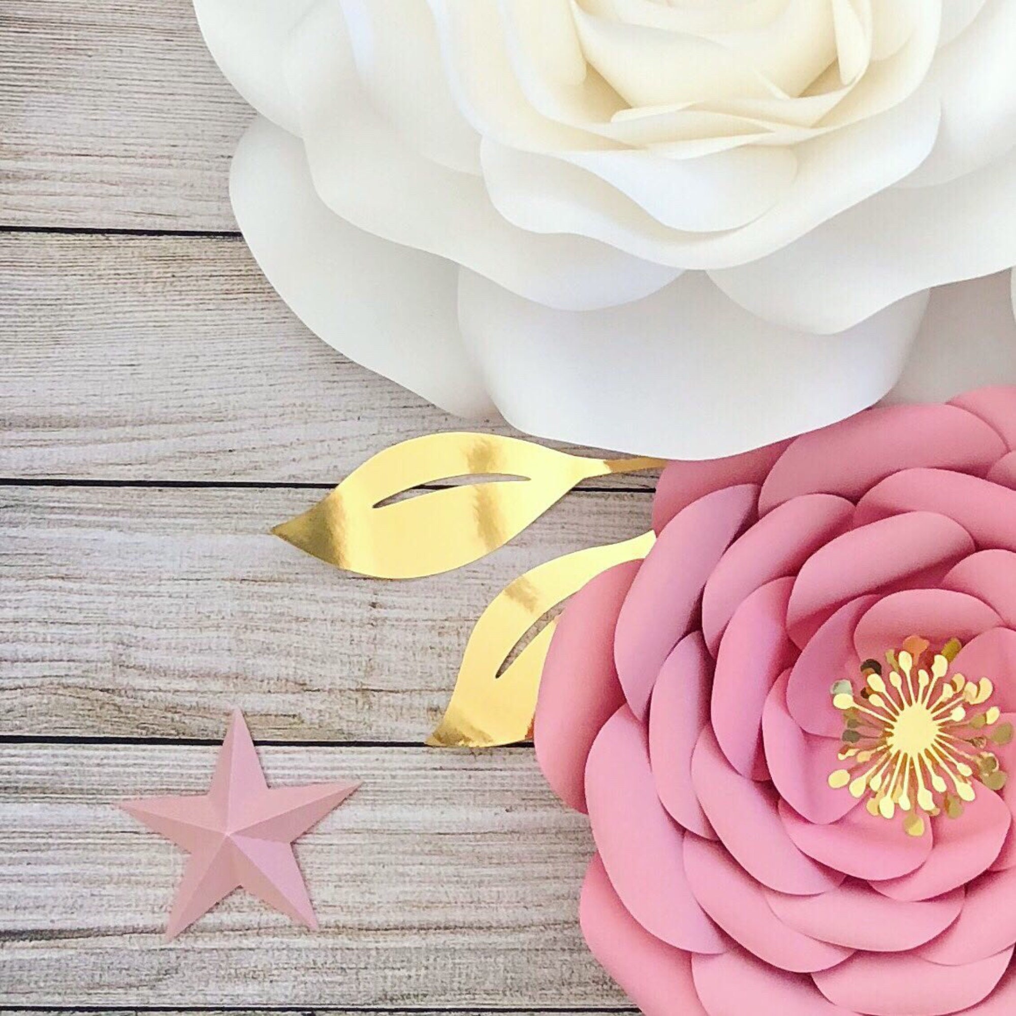 PDF Paper Flower Template DIY Paper Flower for Event Decor Etsy Canada