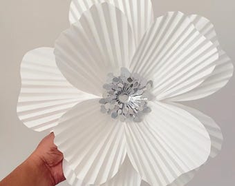 Large Paper Flower Template, Tadiwa Style, SVG, PDF (Video Tutorial)