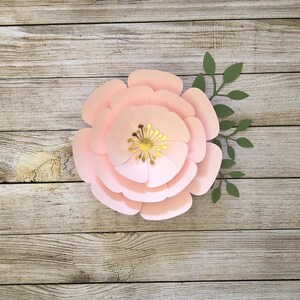 DIY Paper Flower Template: Trace & Cut Files (PDF Download)