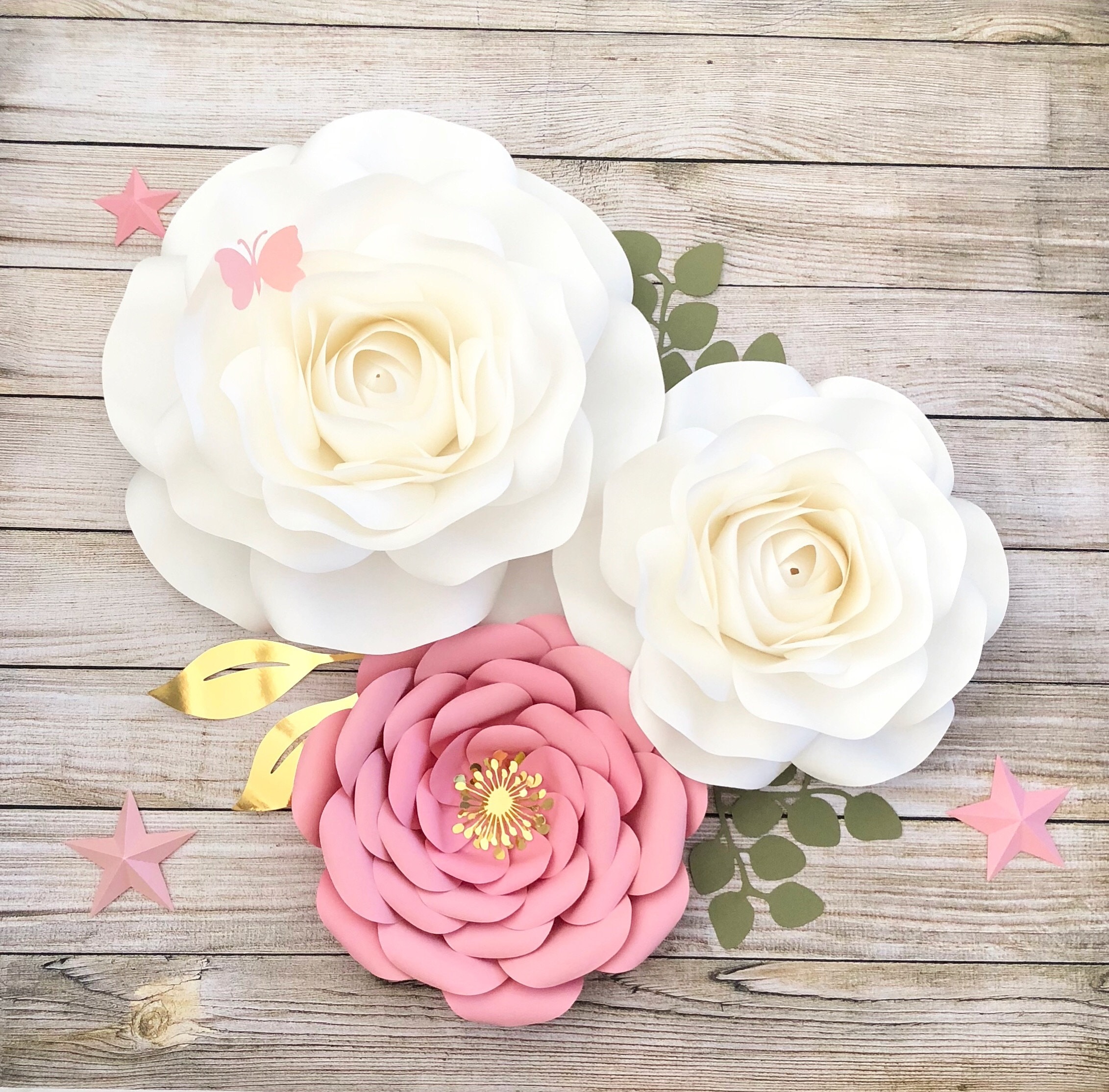 PDF Paper Flower Template DIY Paper Flower for Event Decor Etsy Canada