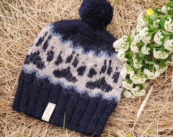 Bear paws hat knitting pattern, knitting pattern, pdf file