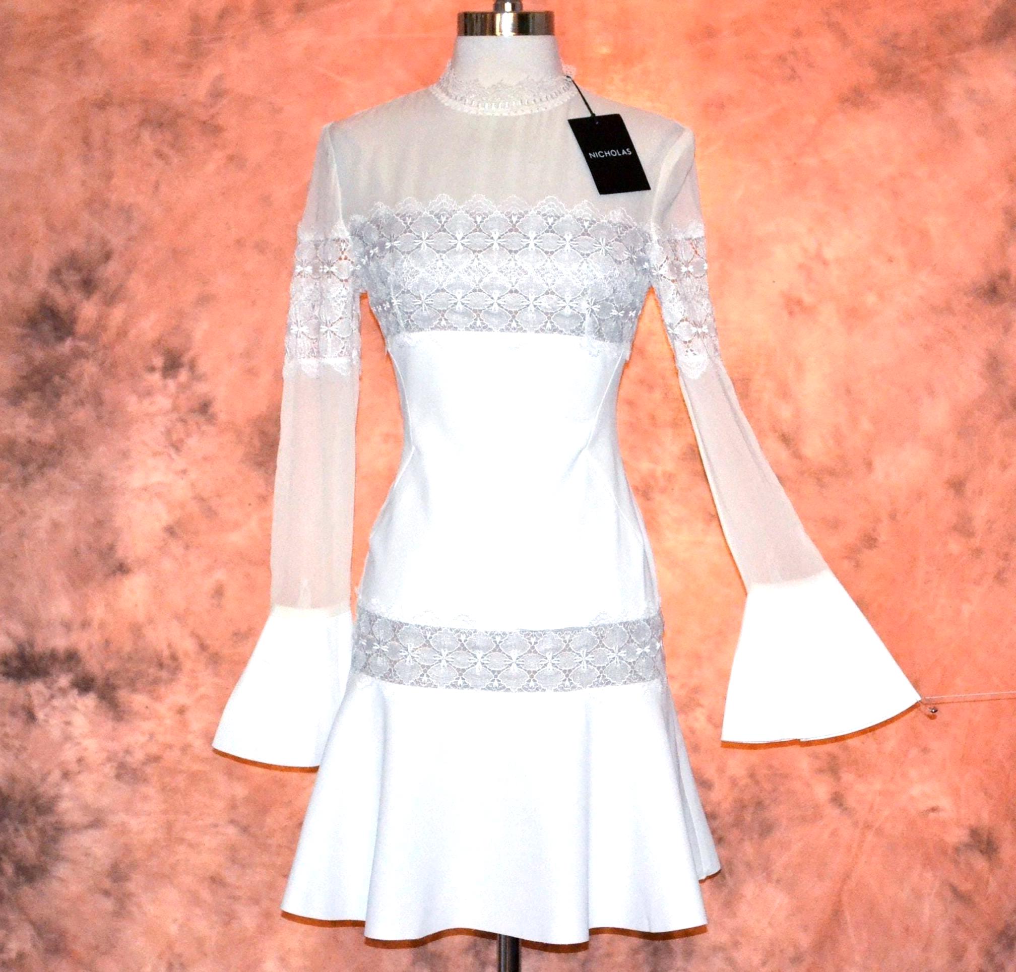 white and pink lace wedding dress Pink A-line V-neck Sheer Back Long Wedding Dresses with Appliques, MW245