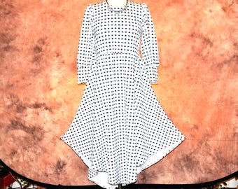 Women's Casual Dress Day or Evening Midi Dress Asymmetrical Hemline Sz. Medium