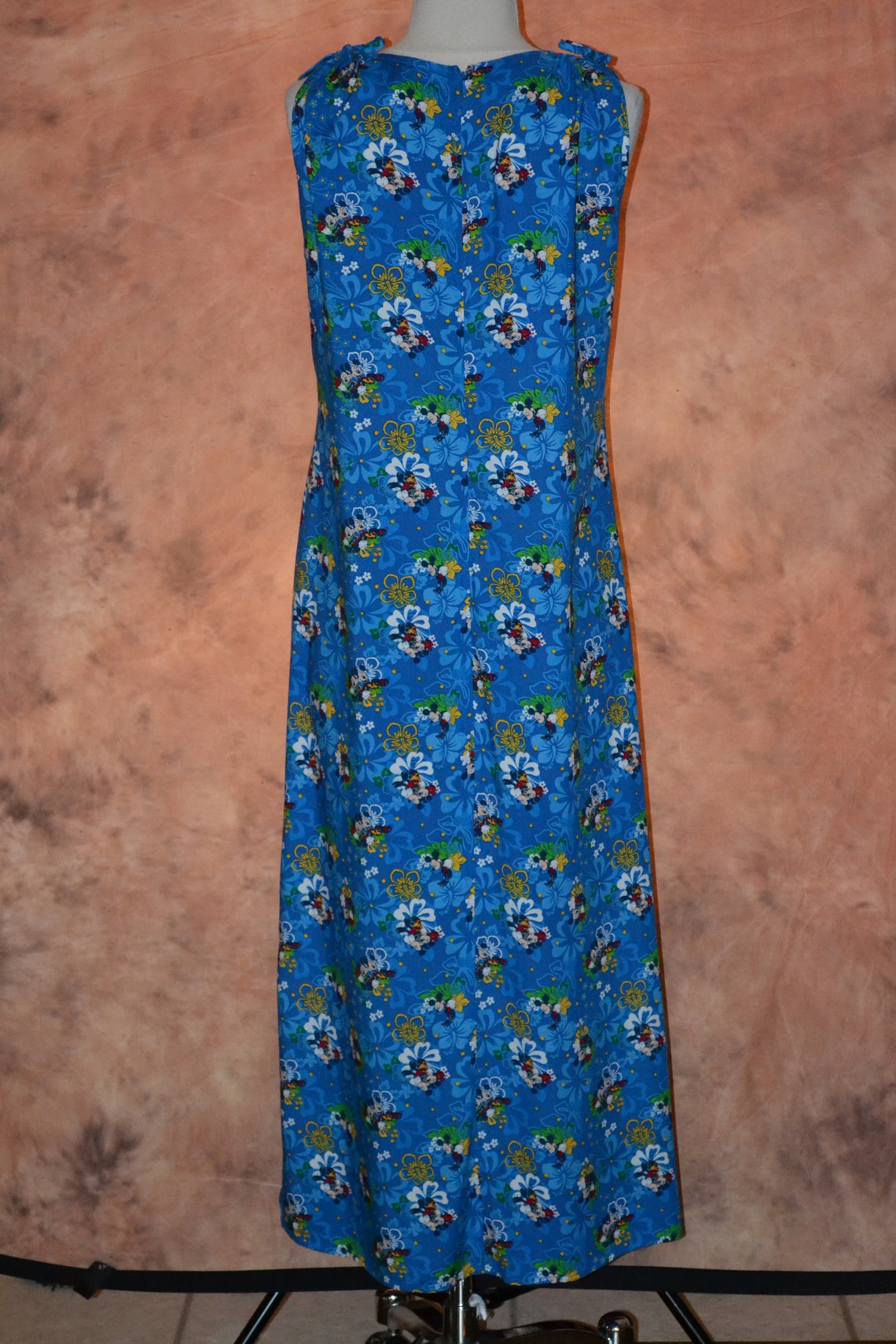 Blue Hawaiian Disney Dress Women's Mickey Mouse & Minnie | Etsy