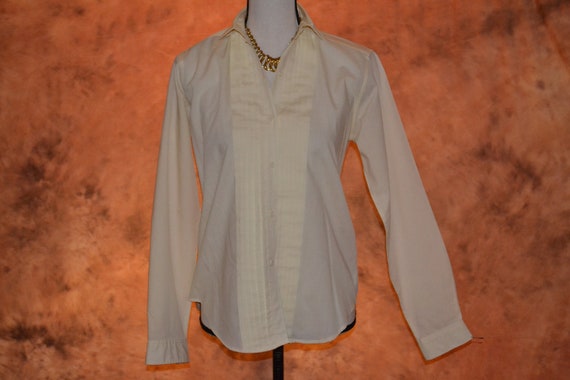 Diane Von Furstenberg Blouse Vintage DVF Buttery Y