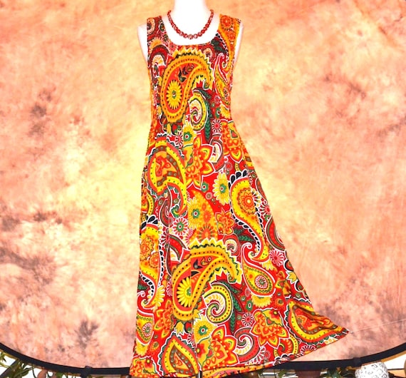 Fiesta Smocked Y2k Boho Dress Women's Midi Full Swing Casual Colorful Comfortable
