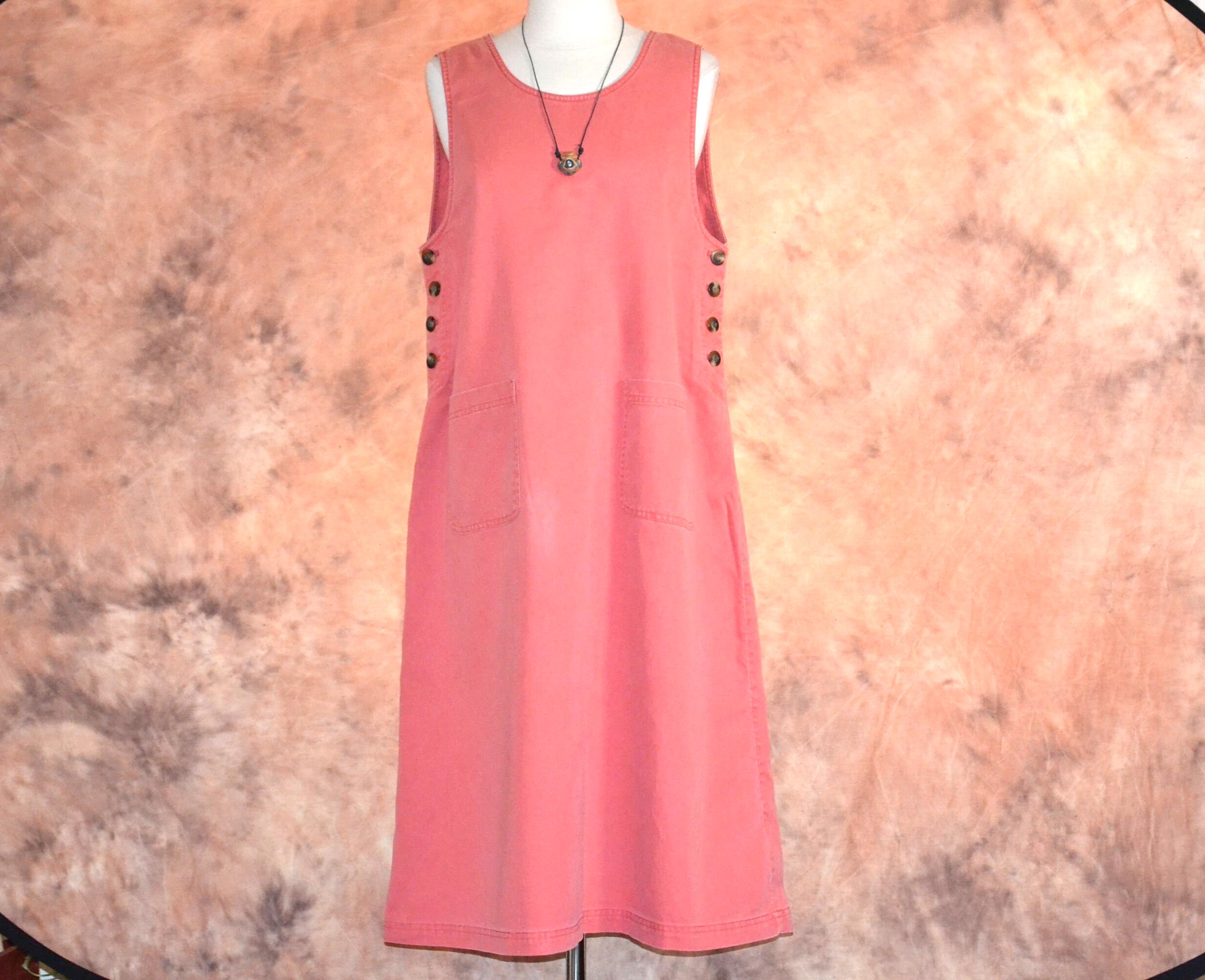 burnt orange pinafore dress Linen Pinafore Dress Old Linen Mill