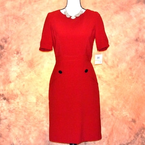 Women's Red Dresses for Work and Business - Etsy