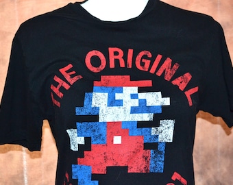 Vintage Mario Bros T-Shirt: Nintendo 1981, Unisex Black Tee