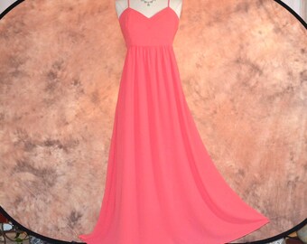 Elegant Graduation Party Dress/ Long Coral Party Dress/ Strapless Graduation  Dress/ Turquoise Graduation Maxi Dress/ Party Dress With Pocket - Etsy