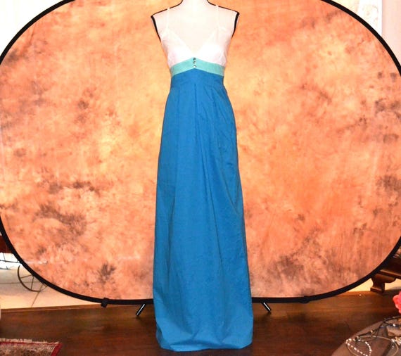chinese dress ladies Baltic Born Womens Summerlin Lace Top Maxi Dress | Blue