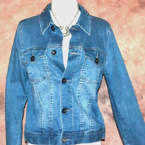 Roxy Jean Jacket Women's Denim Jacket Embroidered Collar Surfwear Beach Brand