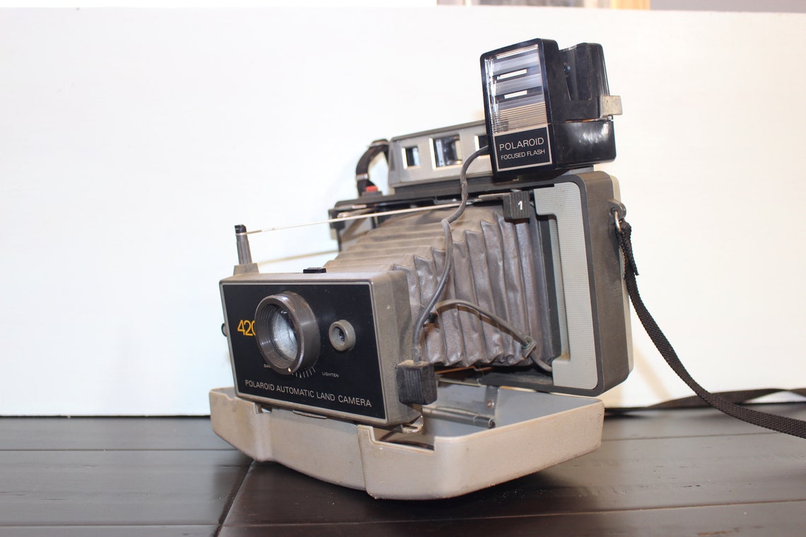 Polaroid Land Camera 420 Automatic Etsy