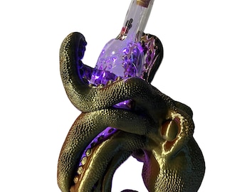 Octopus Wine Bottle Holder 3D Printed