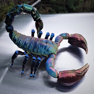 Articulated 3d Printed Scorpion / Made To Order