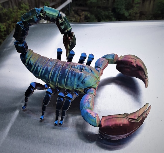 Articulated 3d Printed Scorpion / Made to Order - Etsy