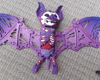 Articulated Bat 3D Printed Or Zombie Bat -Made To Order