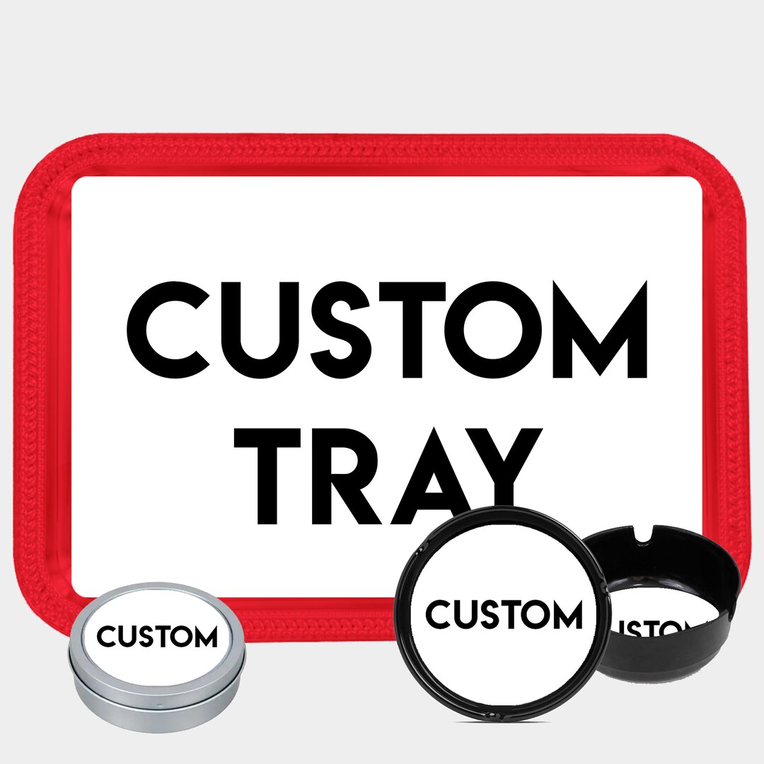 Custom Rolling Tray Set Smoke Tray Set Choose Any Design Etsy