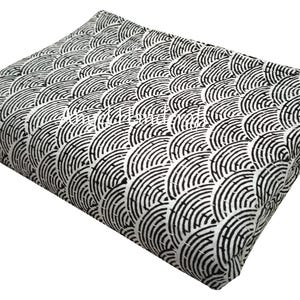 Queen Size Reversible Cotton Bedspread, Wi-Fi Block Printed Kantha Throw, Luxury Bedding Sofa Quilt