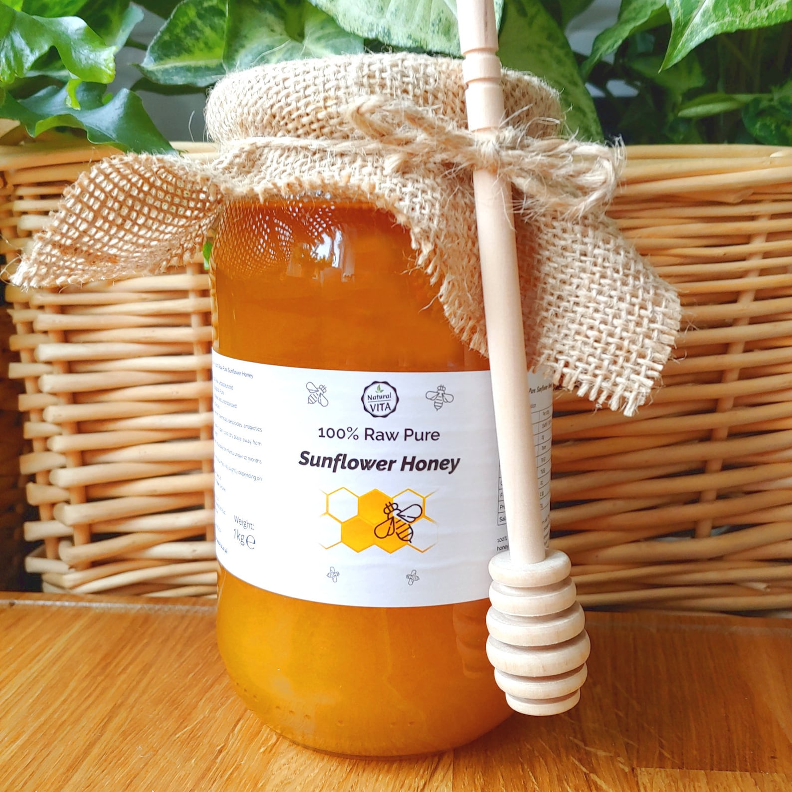 1 Kg Raw Pure SUNFLOWER HONEY Unheated Unpasteurized Etsy UK