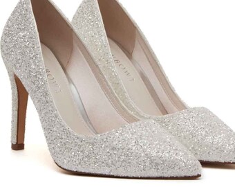 wedding shoes glitter