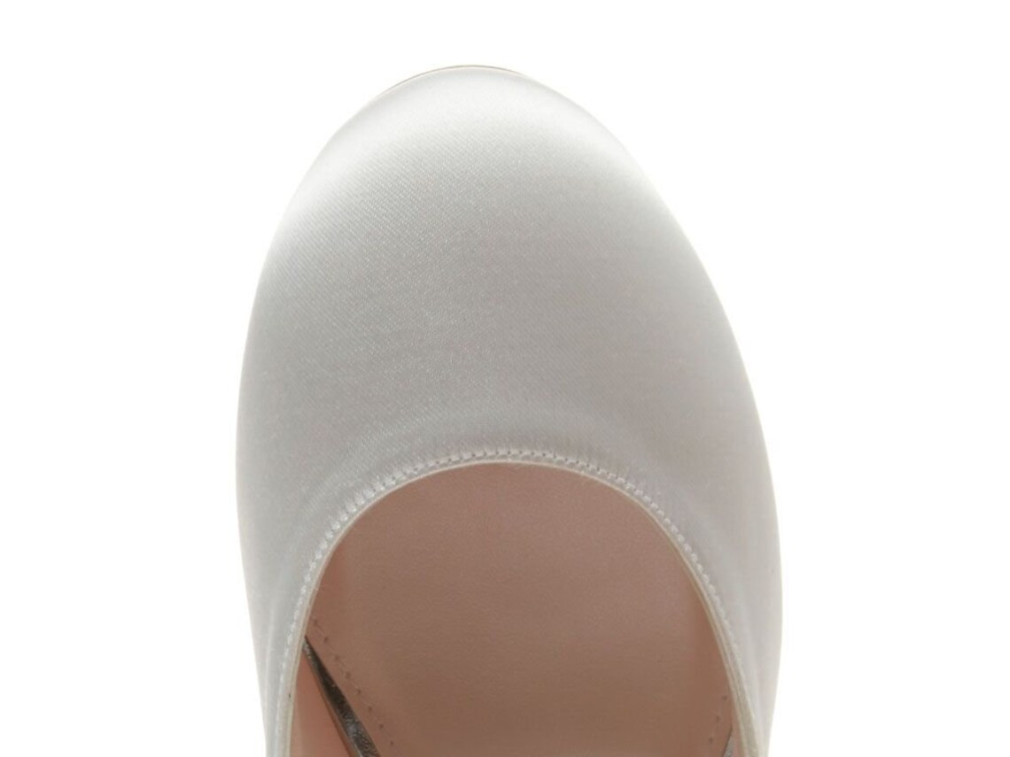 ivory satin mary jane occasion shoes