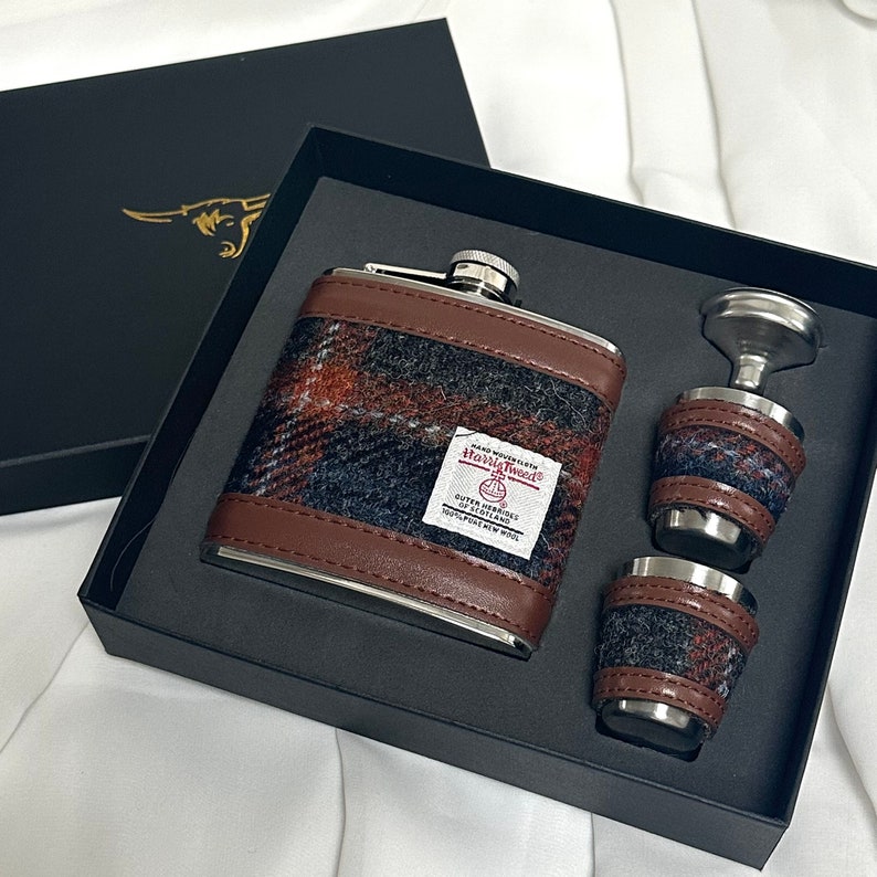 Navy & Rust Tartan