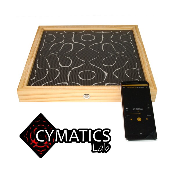 SoundScribe | Explore Cymatics wirelessly. Bluetooth Chladni Plate for science, art, and music.