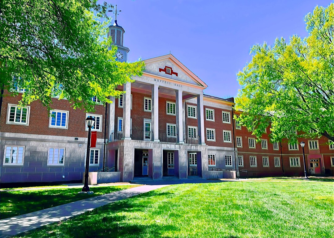 Radford University Moffett Hall Etsy