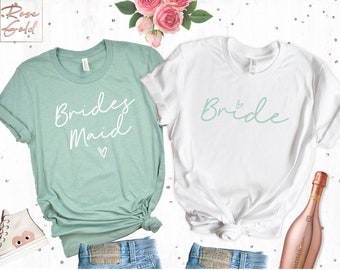 etsy bridesmaid shirts