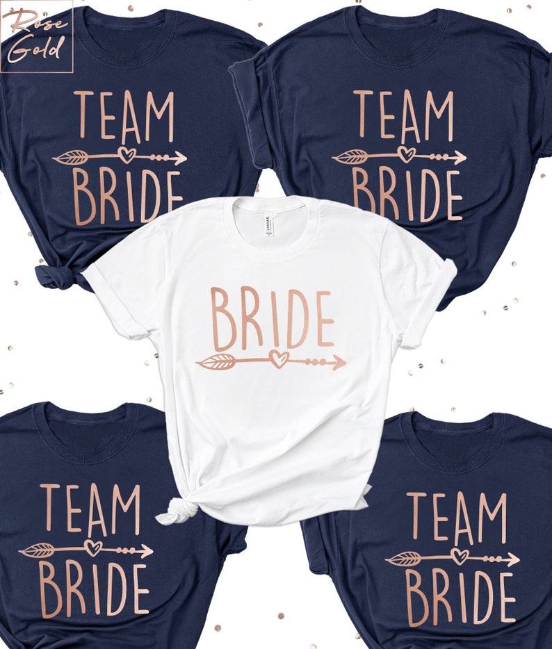 Hen Party T Shirts, Team Bride, Bride shirt, Bridal Party, Bachelorette Party Shirts 