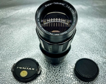 Lente Pentax Super Takumar 135 mm f3.5 de 1967: Montura M42 vintage
