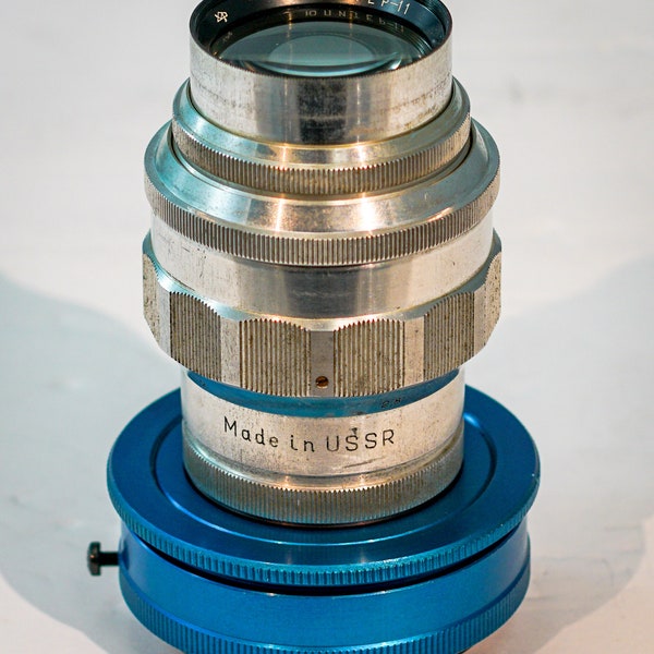 135mm Jupiter 11 f4 Machined to work on Sony E Full Frame Reaches Infinity 1967 Vintage Film Lens